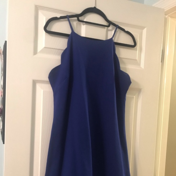 Marshalls Dresses & Skirts - Royal blue scalloped dress